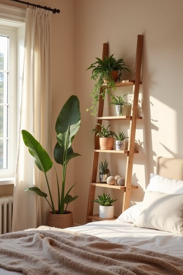 ladders as stylish storage