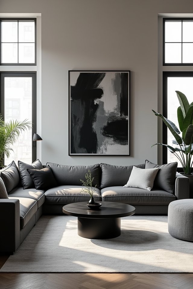 large scale artwork enhances space