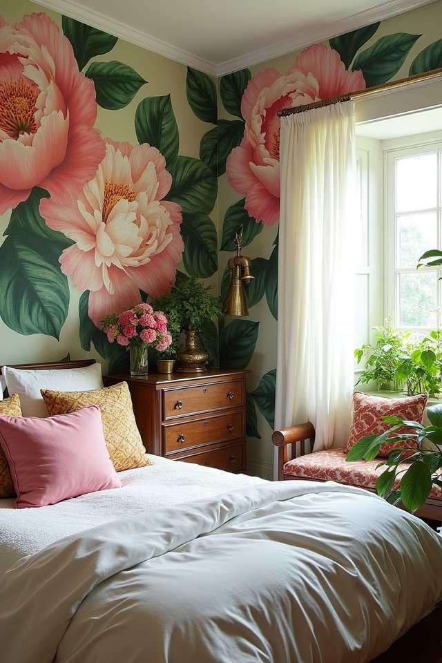 large scale bold floral prints