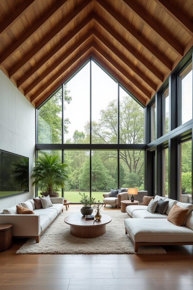 large windows for brightness