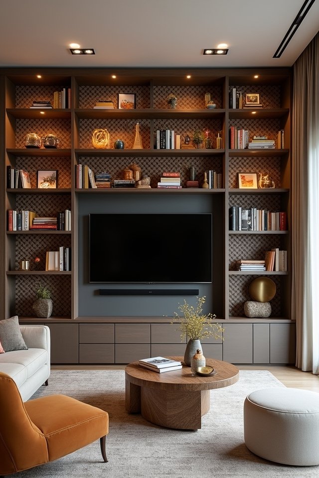 lattice bookcase design inspiration