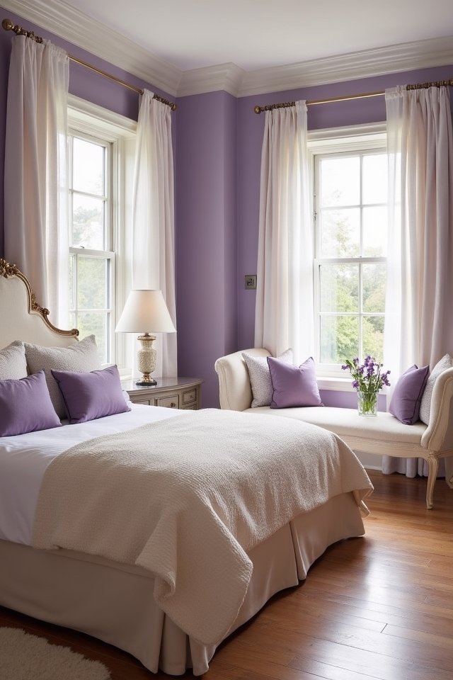 lavender and cream tranquility