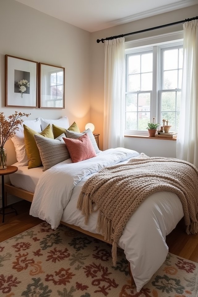 layer textiles for coziness