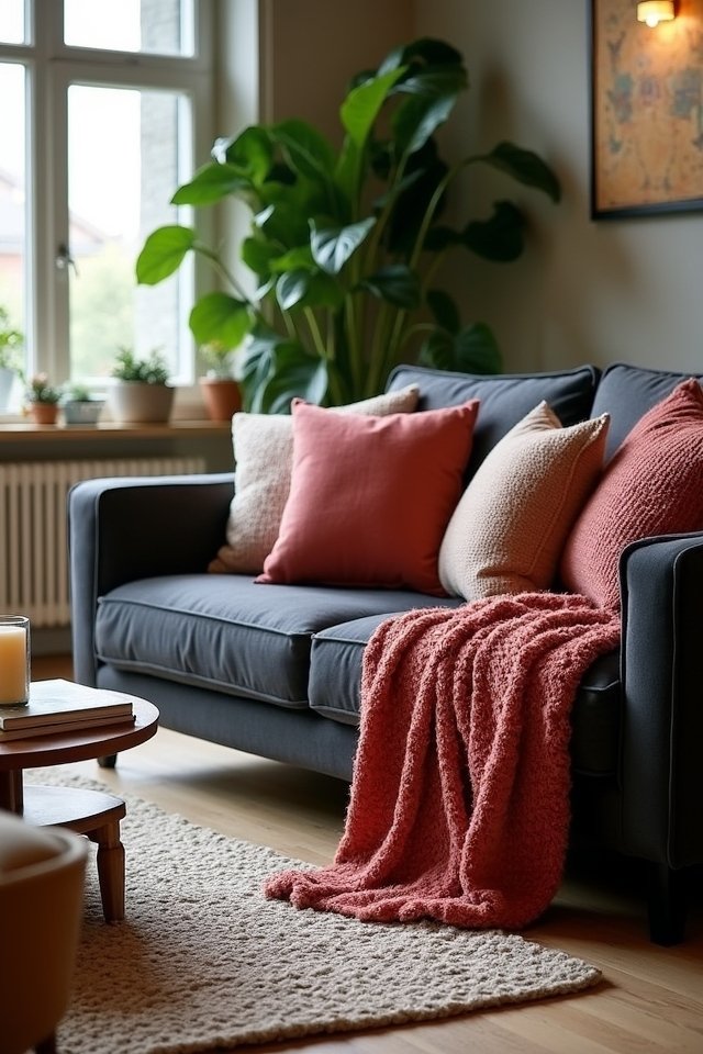 layer textures with pillows