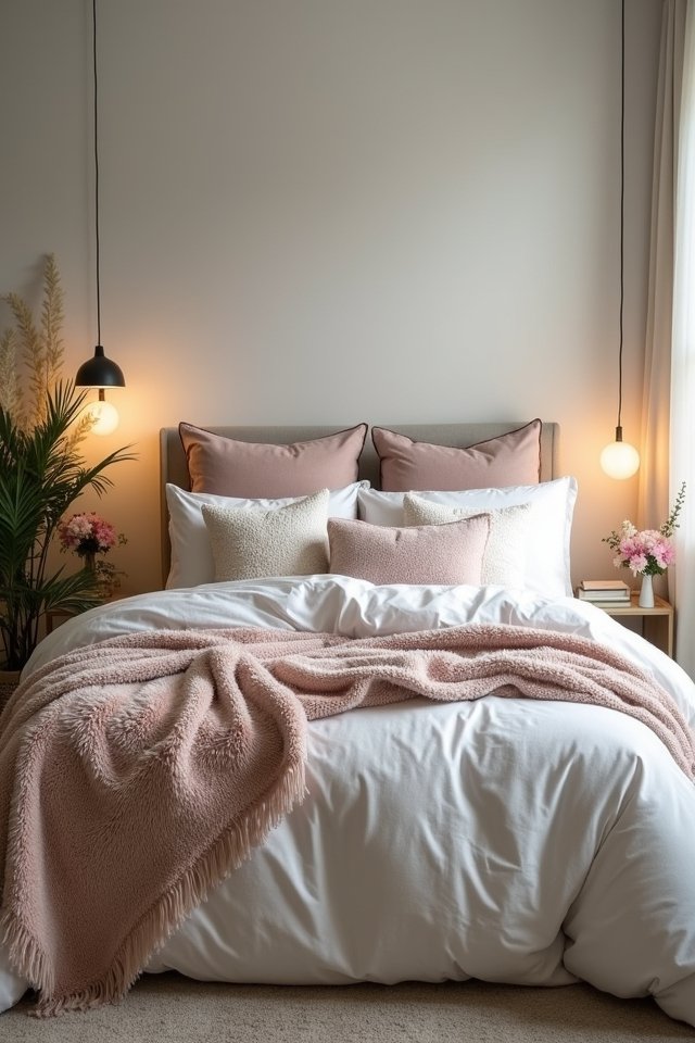 layered bedding for comfort