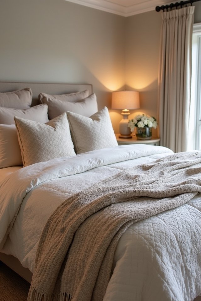 layered bedding for comfort