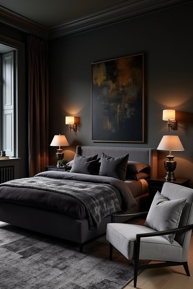 layered charcoal gray comfort