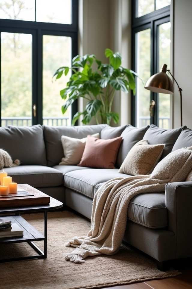 layered cozy textures abound