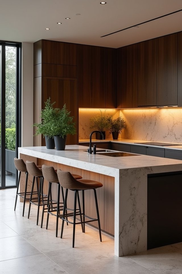 layered kitchen texture contrast