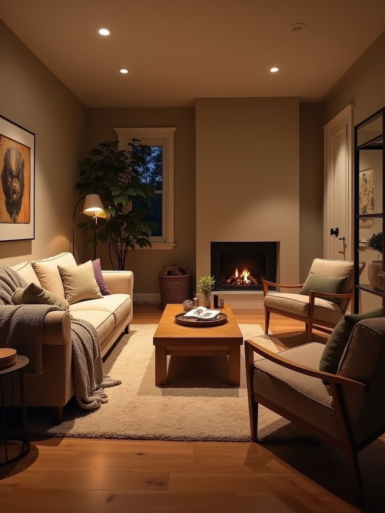 layered lighting creates ambiance