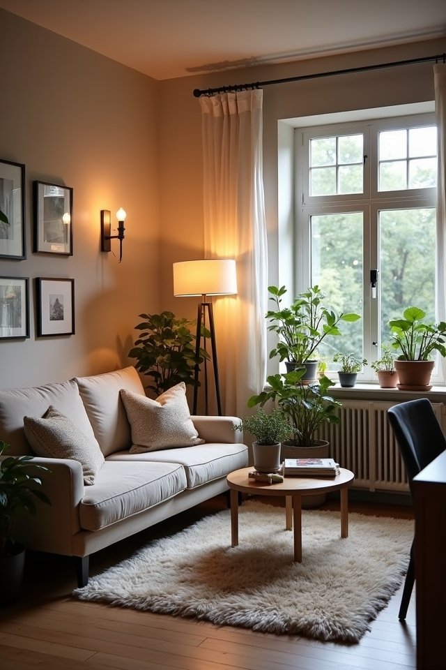 layered lighting creates ambiance