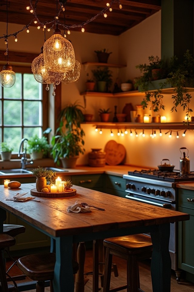 layered lighting creates ambiance