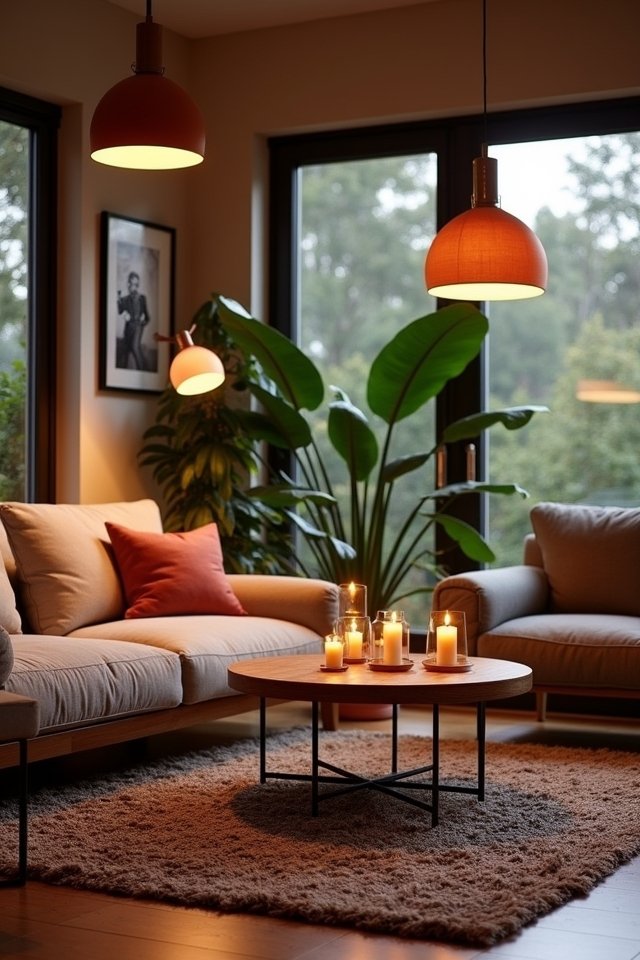 layered lighting creates ambiance