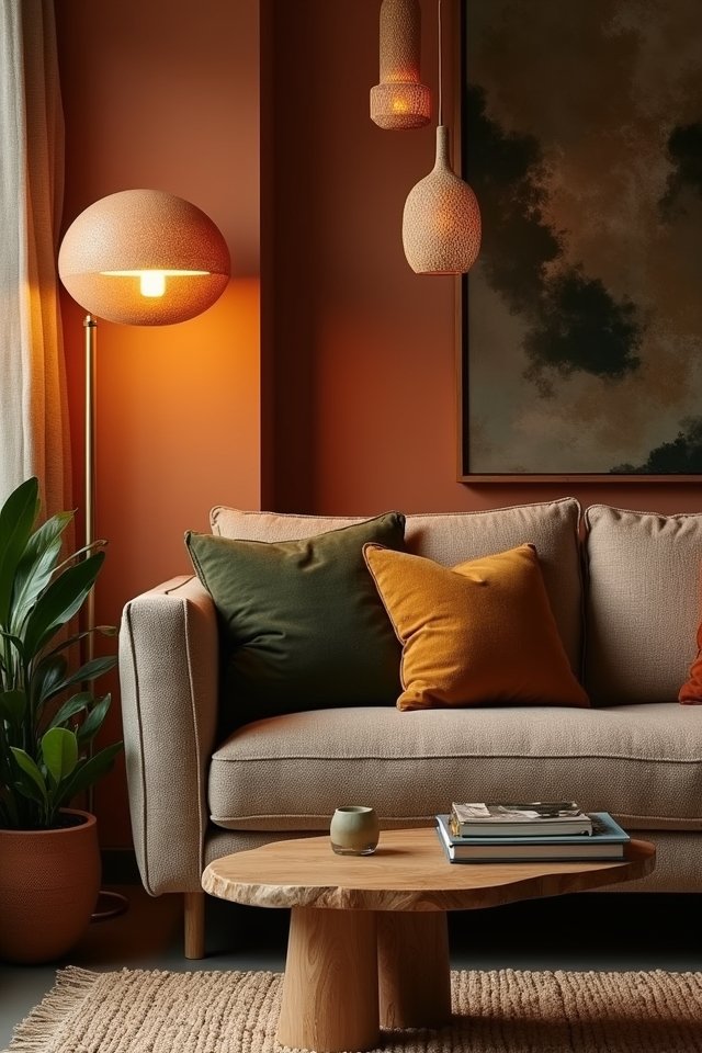 layered lighting creates warmth