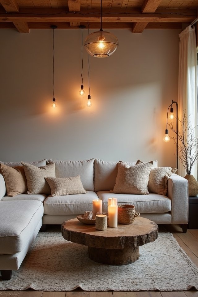 layered lighting creates warmth