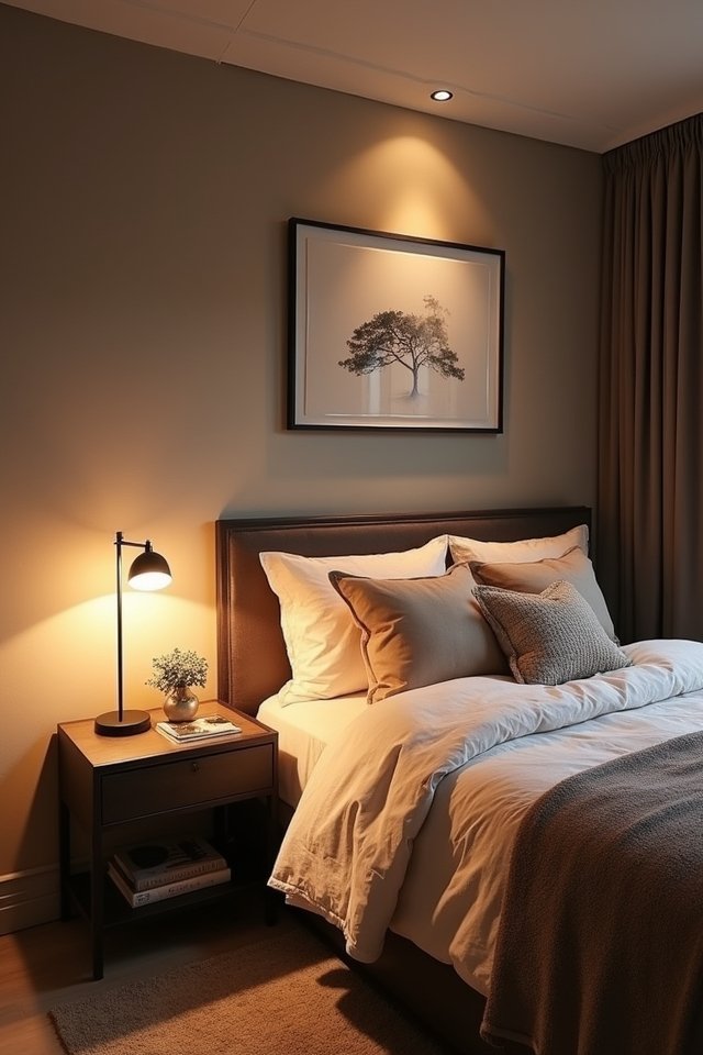 layered lighting enhances ambiance