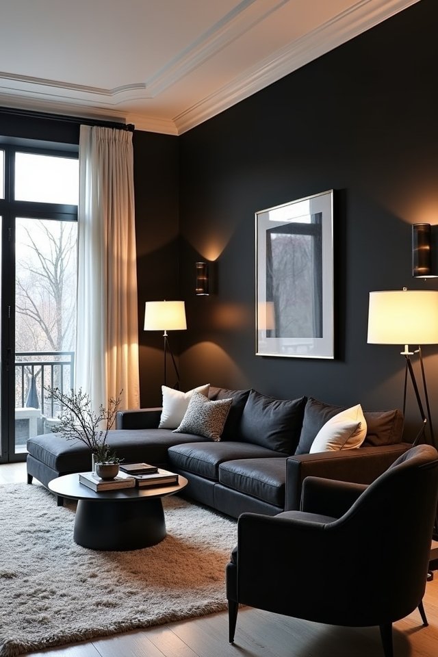 layered lighting enhances ambiance