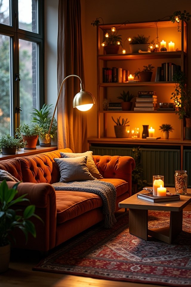 layered lighting enhances ambiance