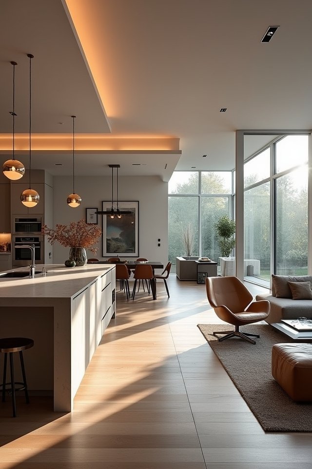 layered lighting enhances atmosphere