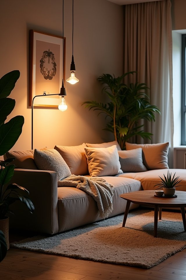 layered lighting for ambiance