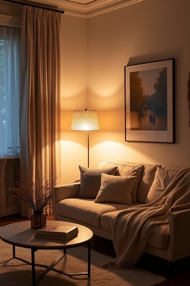 layered lighting for ambiance