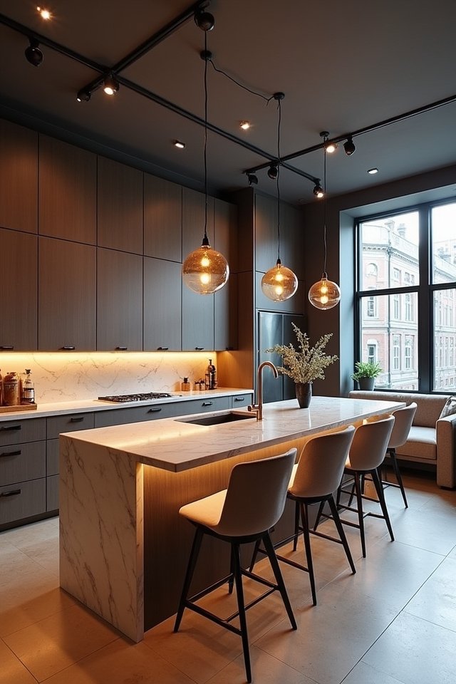 layered lighting for ambiance