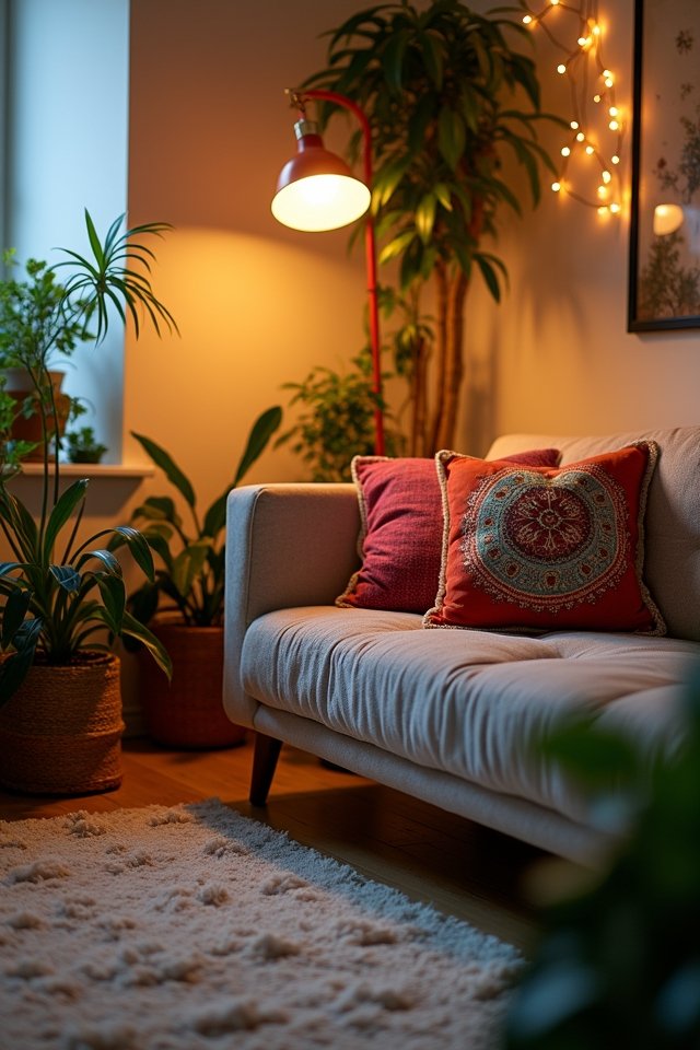 layered lighting for ambiance