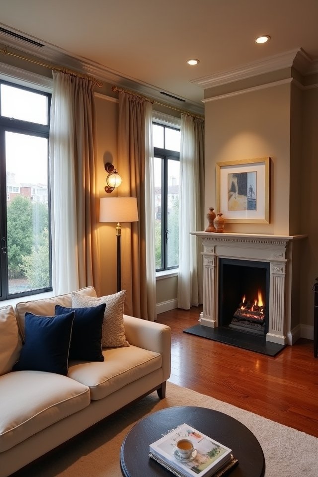 layered lighting for ambiance