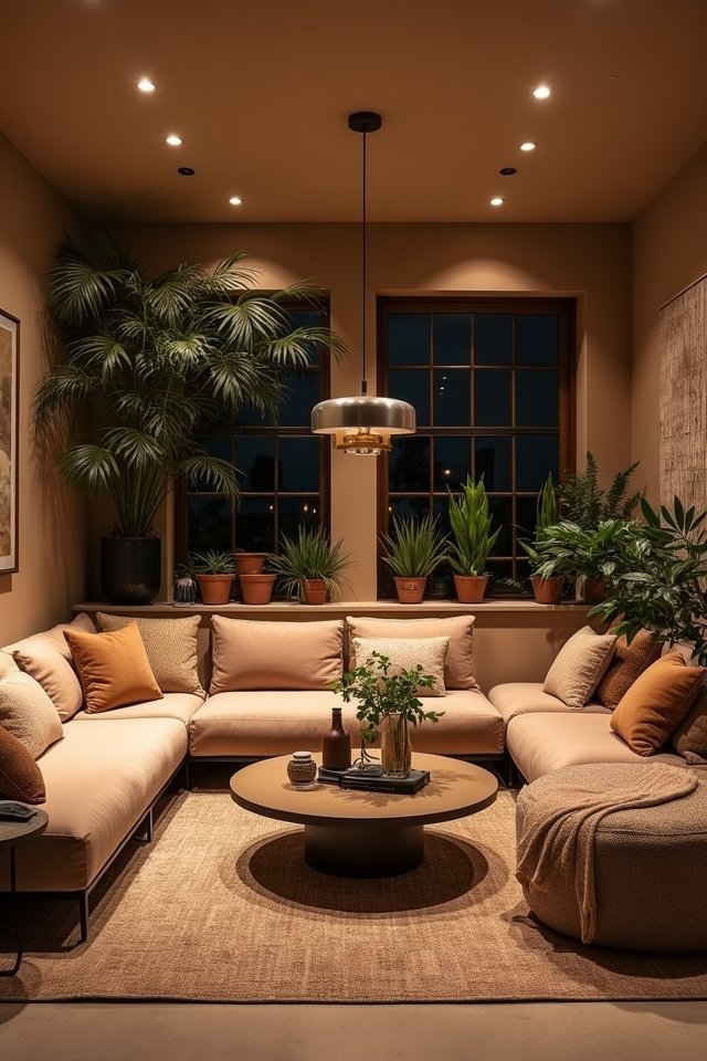 layered lighting for ambiance