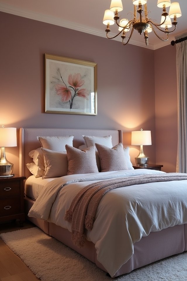 layered lighting for coziness