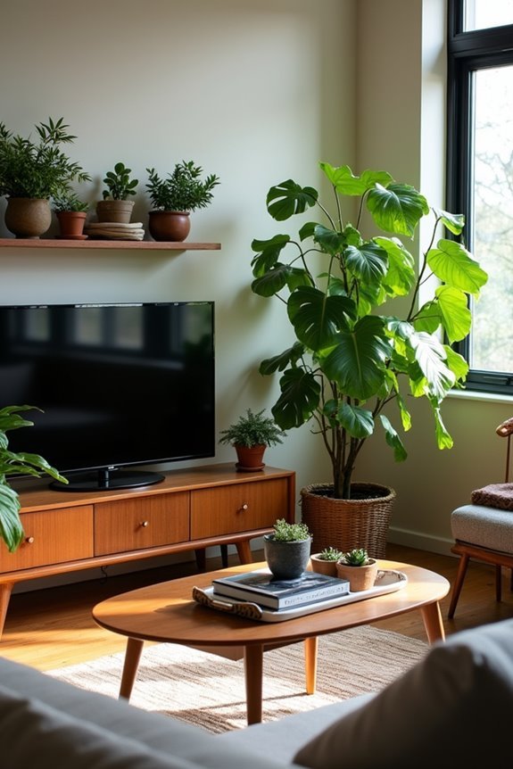 layered plants for visual interest