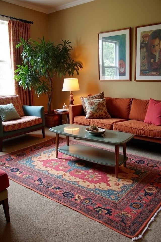 layered rugs for comfort