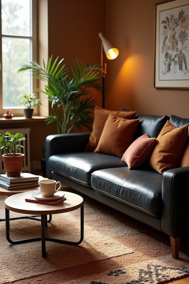 layered rugs for warmth