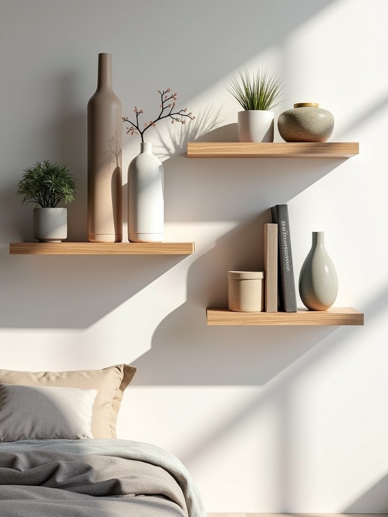 layered shelf decor ideas