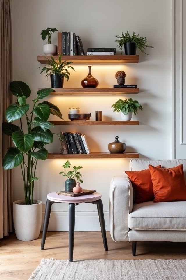 layered shelving design inspiration