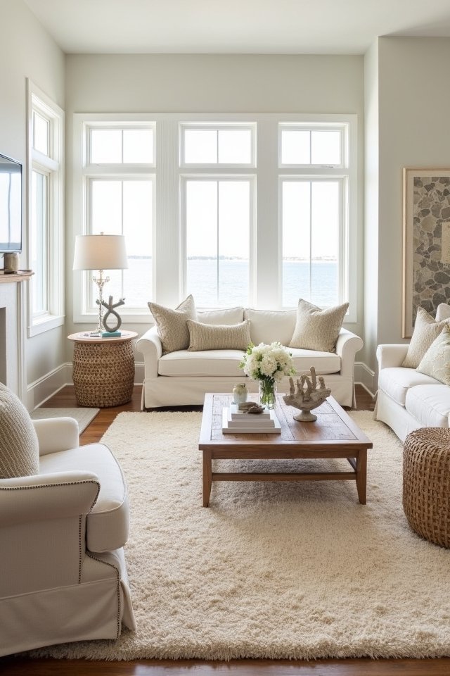 layered soft rugs comfort