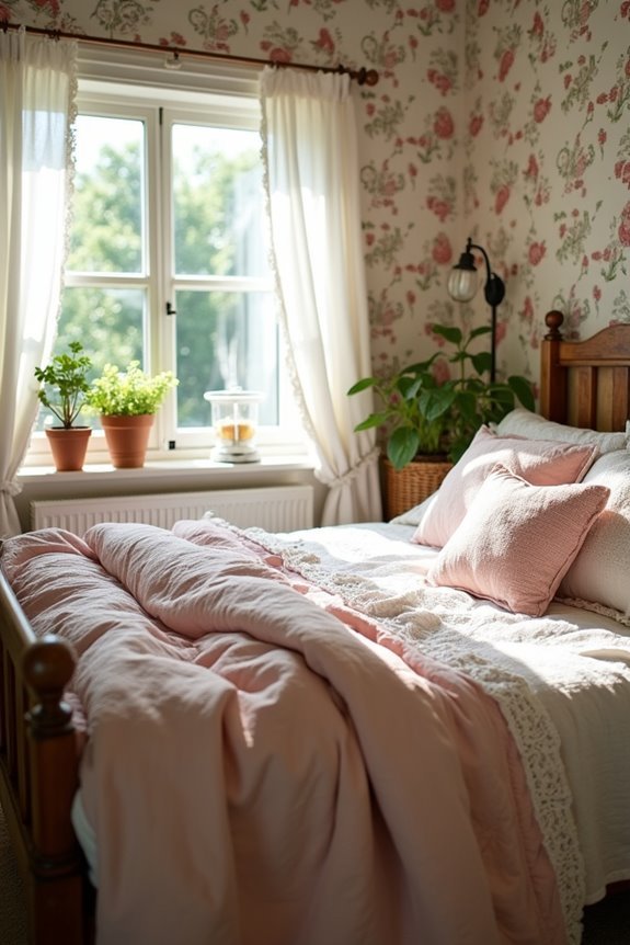 layered soft textile bedding