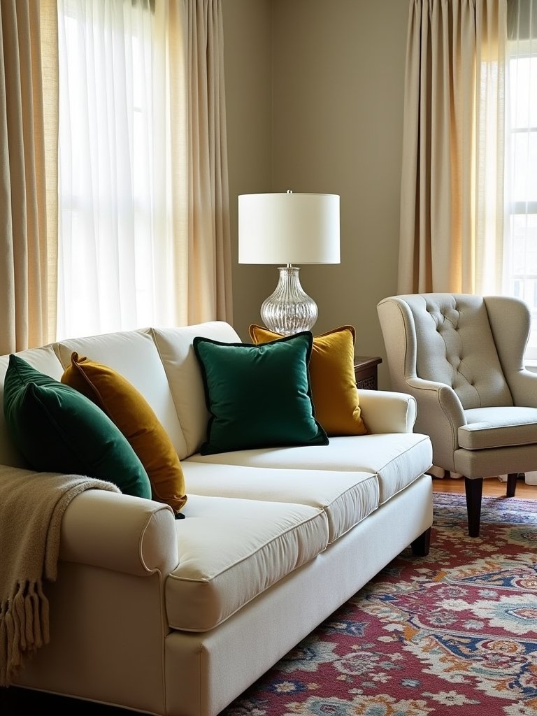 layered textures create coziness