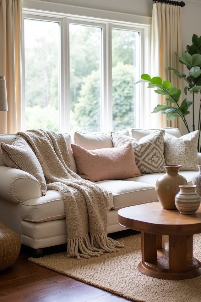 layered textures create coziness