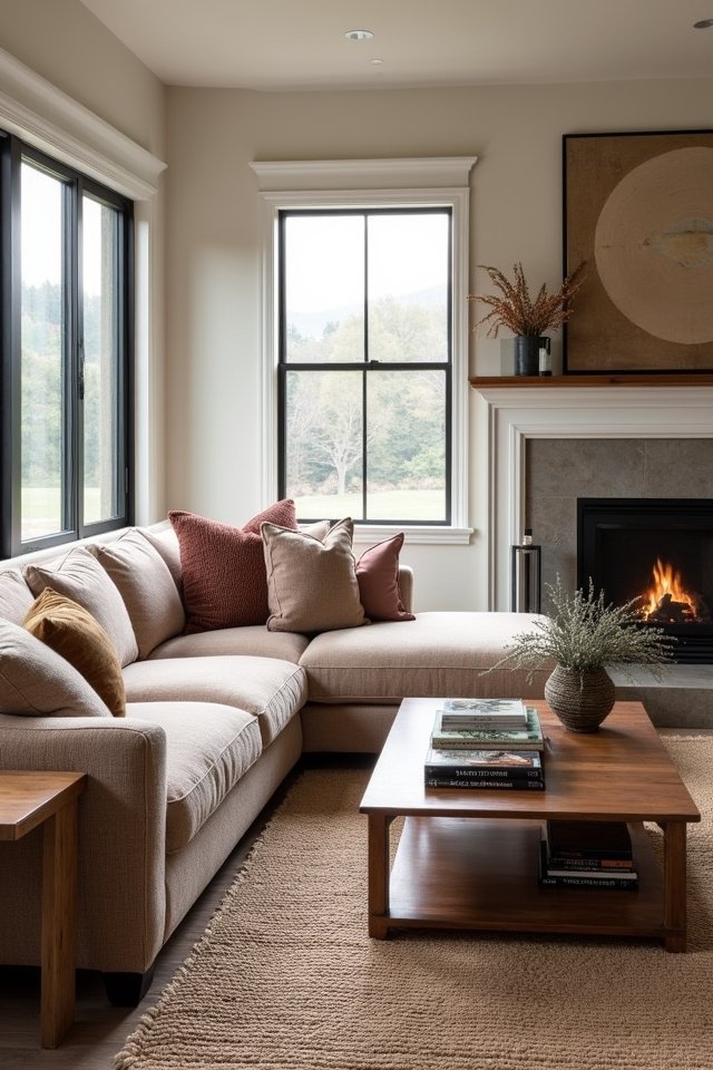 layered textures create coziness