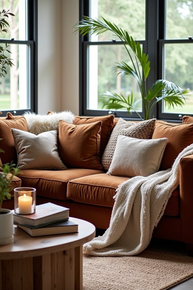 layered textures create coziness
