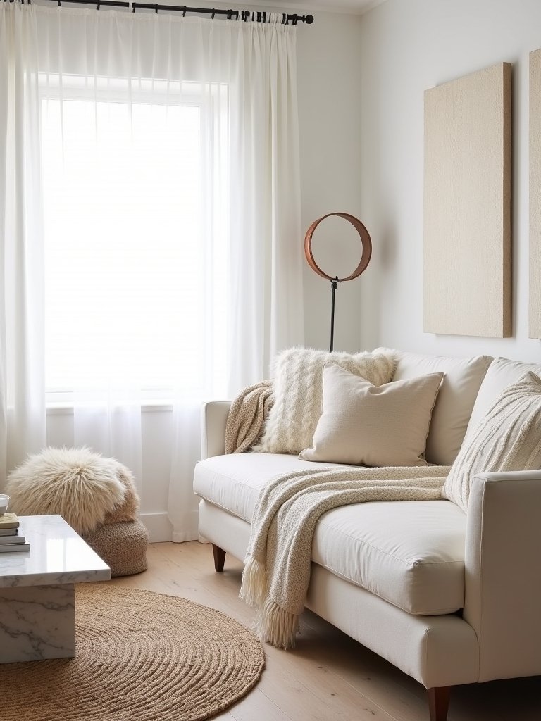 layered textures create coziness