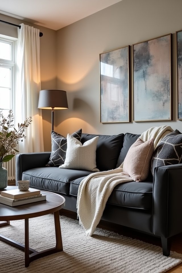layered textures create warmth