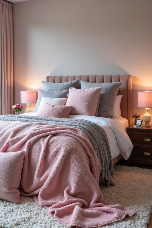 layered textures for comfort