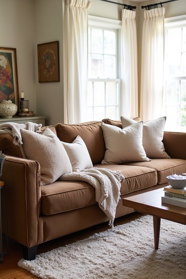 layered textures for comfort