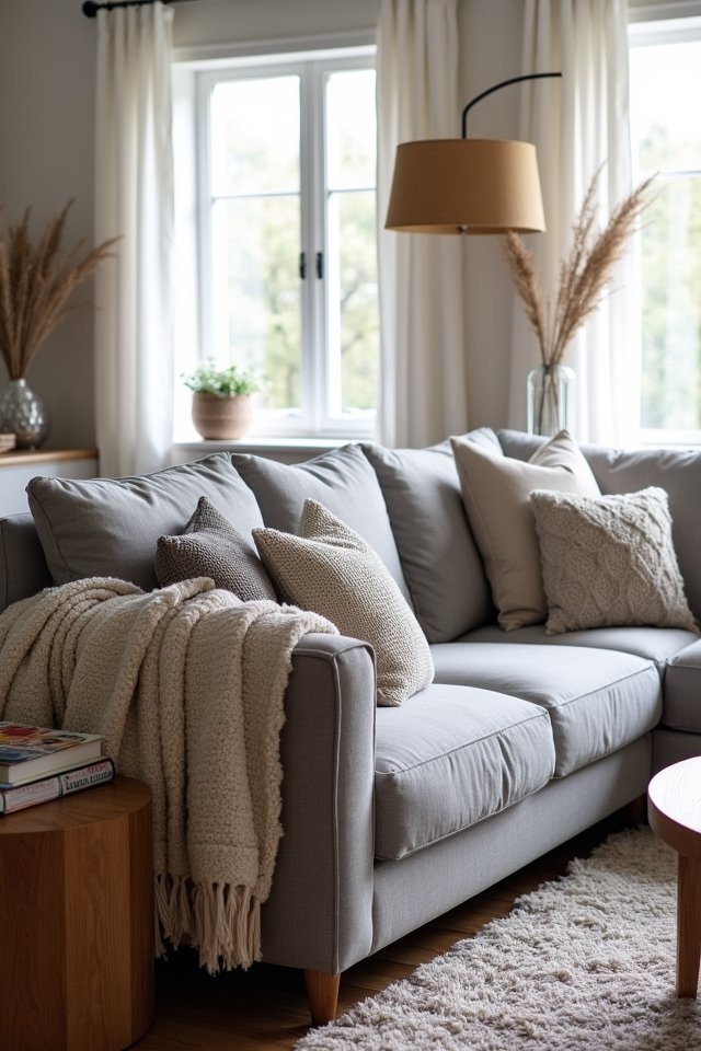 layered textures for comfort