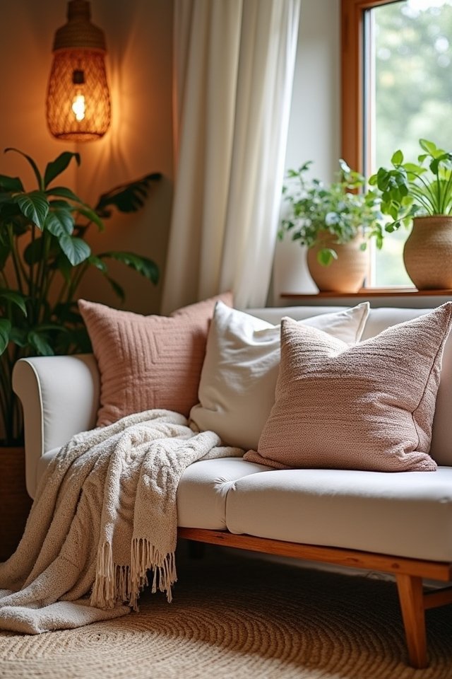 layered textures for comfort