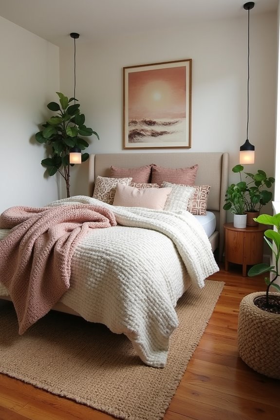 layered textures for coziness