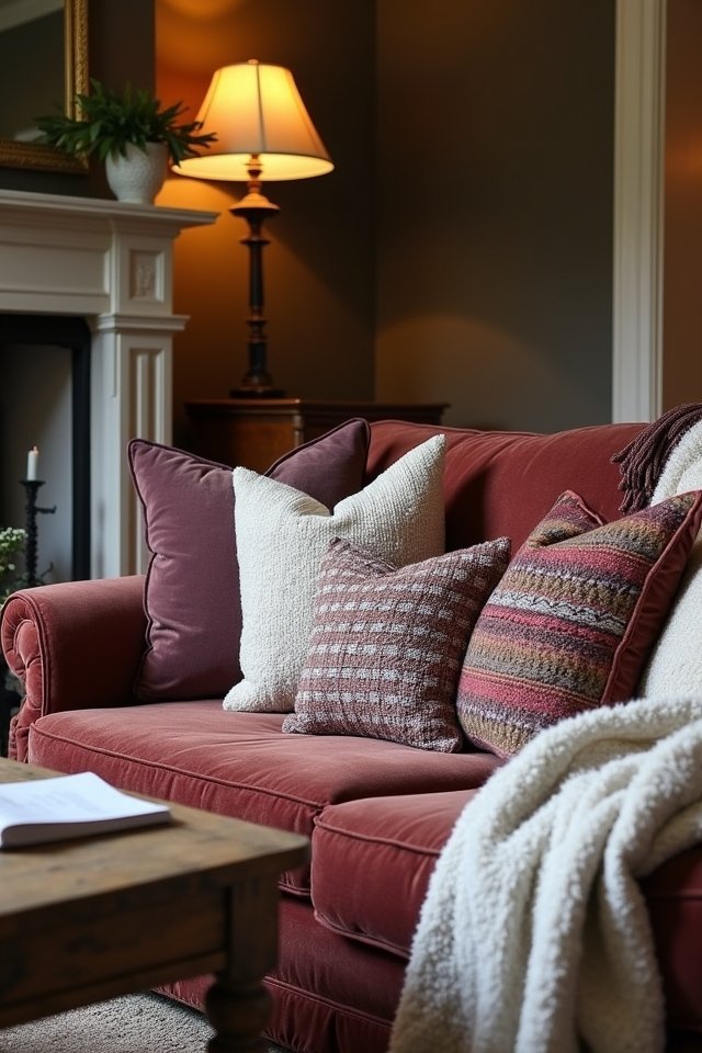 layered textures for coziness