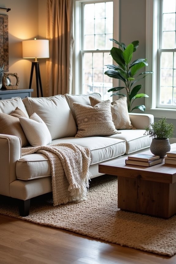 layered textures for coziness
